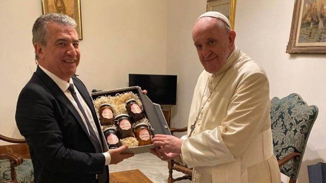 El papa Francisco recibió a Sergio Urribarri en febrero 