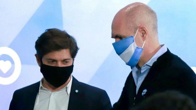 Horacio Rodríguez Larreta y Axel Kicillof inician hoy a las 9 en Parque Patricios las conversaciones para comenzar a desandar la cuarentena estricta decretada en el área metropolitana de Buenos Aires (AMBA) hasta el viernes.