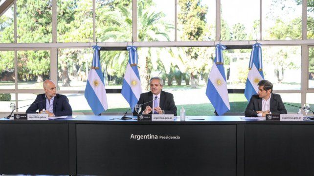 Alberto definió con Kicillof y Larreta la extensión de la fase 3 de la cuarentena