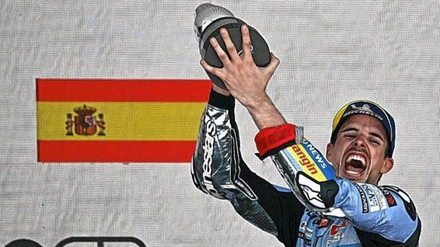 Álex Márquez celebró en su país. Álex Márquez celebró en su país.