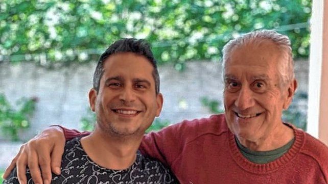 Jorge Méndez recibió la visita del médico Yamil Ponce, tras sufrir un ACV.