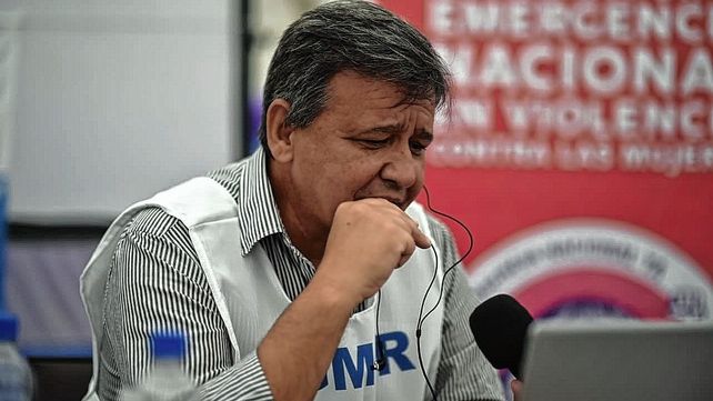 Marcelo Pagani, secretario general de Agmer. Marcelo Pagani, secretario general de Agmer.