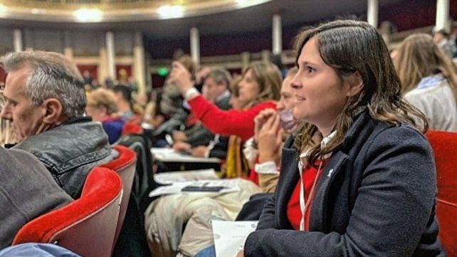 Lucía Varisco, diputada provincial, asistió como convencional de Entre Ríos.