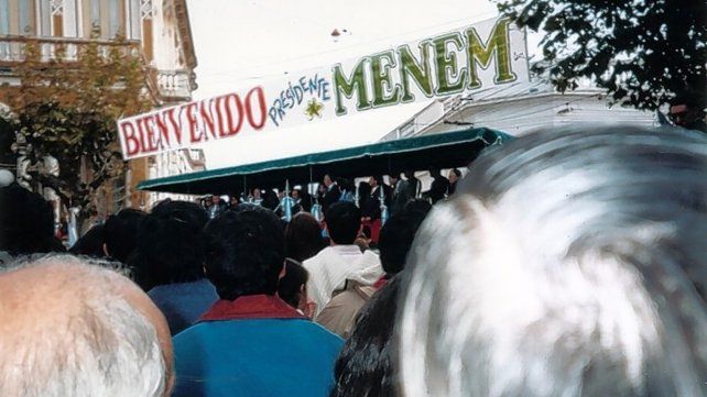 La obra fue parte del recordado spot de campa&ntilde;a "Menem lo hizo".