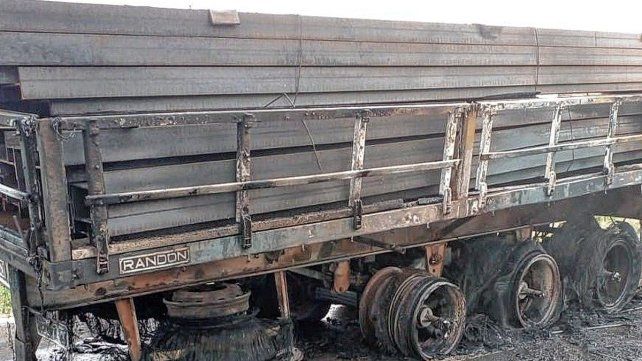 Incendio en la Autovía 18. Incendio en la Autovía 18.