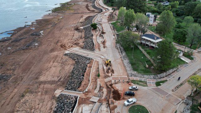 En Concordia avanza la obra en la costanera Nebel.