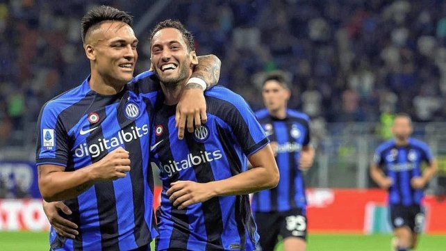 Lautaro Martínez abrió la cuenta para el Inter.