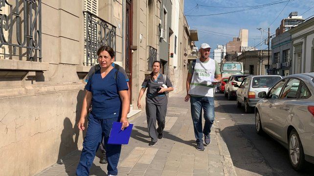 Este jueves hubo un nuevo bloqueo sanitario en el centro de Paraná por casos de dengue.