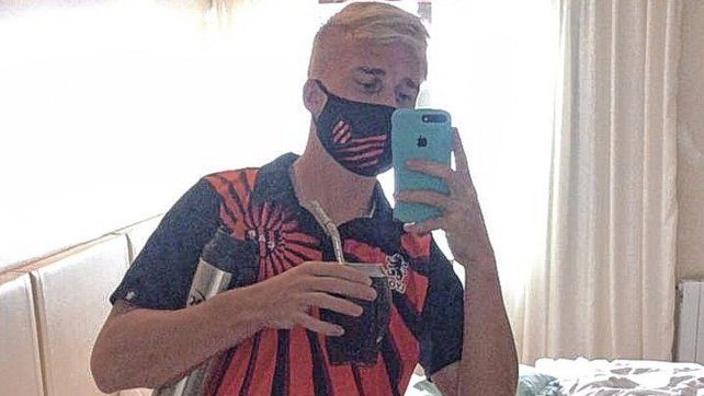 Pablo Hofstetter, en la intimidad de su primera concentración con el plantel de Primera División de Patronato.