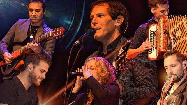 Sito Lacombe, Franco Terrarosa, Fabián Verón, Enzo Demartini y Karen Giersch integran la banda que lo acompaña desde hace varios años.