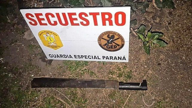 Paraná: violento atacó a su ex pareja con un machete