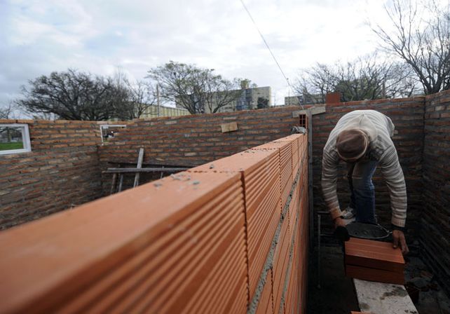 Casas. El 47,8% de las obras que se realizan son para viviendas.