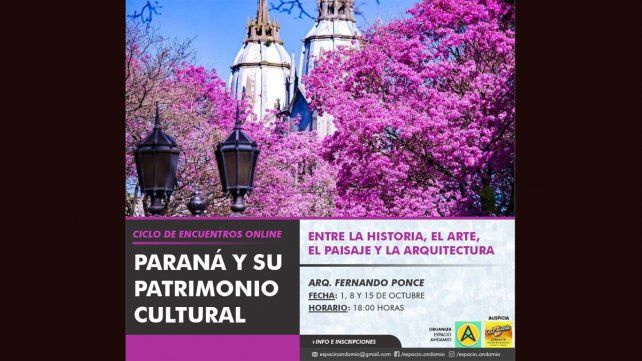Paraná y su patrimonio cultural a través de un encuentro virtual