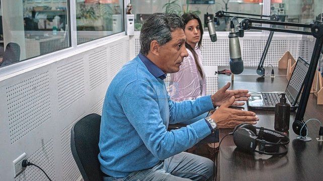 Oscar Lenzi visitó los estudios de Radio La Red donde habló de sus ganas de ser presidente de Patronato.