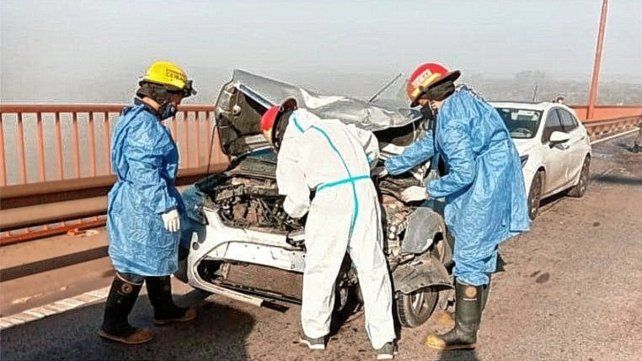 El choque ocurrió a las 9 de la mañana.