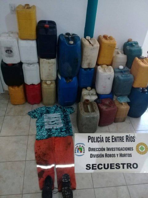Secuestraron la ropa del empleado municipal.