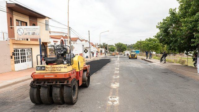 La Municipalidad de Paraná realiza los trabajos desde el centro hasta Larramendi. (Foto: Municipalidad de Paraná)