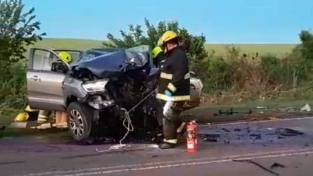 Ruta 11: choque de frente de dos camionetas deja como saldo cuatro heridos graves Ruta 11: choque de frente de dos camionetas deja como saldo cuatro heridos graves