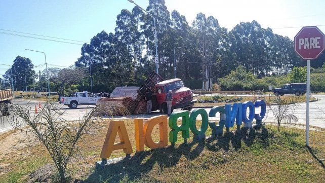 En Concordia el incidente fue en la rotonda de Villa Adela.
