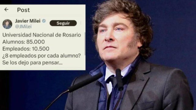 Javier Milei hizo un posteo con un error matemático y lo condenaron en las redes Javier Milei hizo un posteo con un error matemático y lo condenaron en las redes