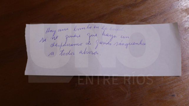 Amenaza de bomba en escuela Juan B. Terán. Amenaza de bomba en escuela Juan B. Terán.