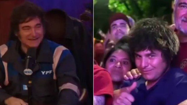 Javier Milei conoció a su doble de Gualeguay Javier Milei conoció a su doble de Gualeguay