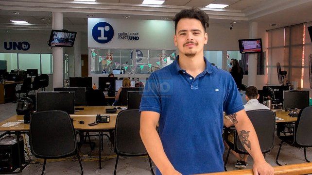 Tomás Zandomeni, en su visita a la redacción de UNO.