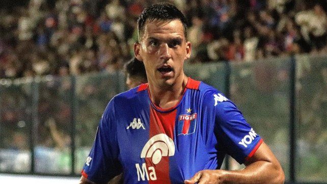 Nehuén Paz, autor del gol de Tigre ante Boca en Victoria. Nehuén Paz, autor del gol de Tigre ante Boca en Victoria.