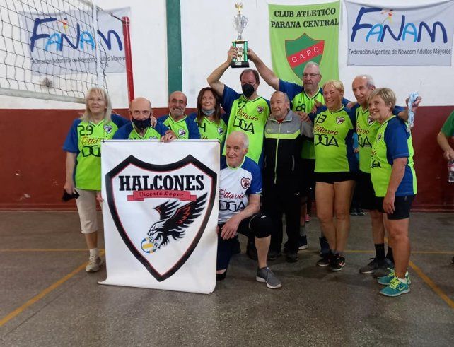 Halcones de Vicente López fueron los campeones.