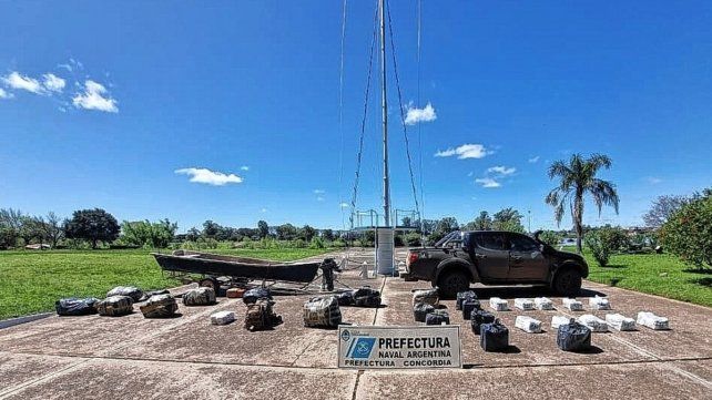 Prefectura Concordia intervino en un millonario operativo. Prefectura Concordia intervino en un millonario operativo.