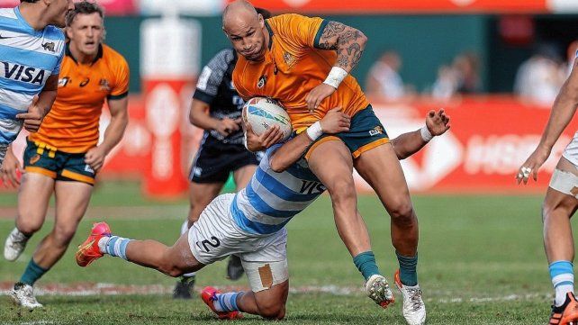 Rugby seven: Argentina fue goleada por Australia.