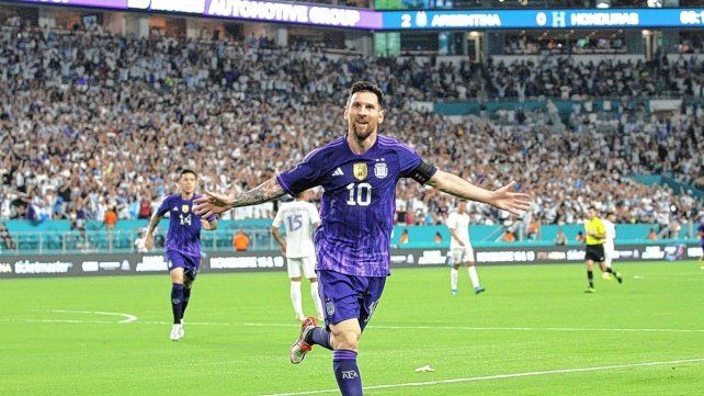 Lionel Messi llegó a 100 victorias con la Selección.
