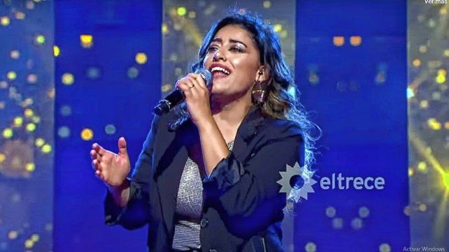 Abigail Sosa se presentó el lunes en Canta Conmigo Ahora, interpretó Mi buen amor de Gloria Estefan y se impuso en el duelo.