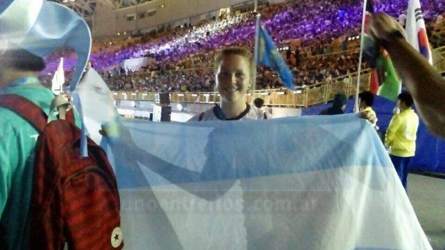 Florencia Senger debutó con la camiseta argentina en los juegos mundiales universitario que se desarrollan en China