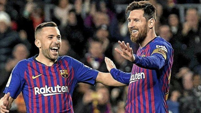 Jordi Alba será compañero de Lionel Messi en Estados Unidos. Jordi Alba será compañero de Lionel Messi en Estados Unidos.