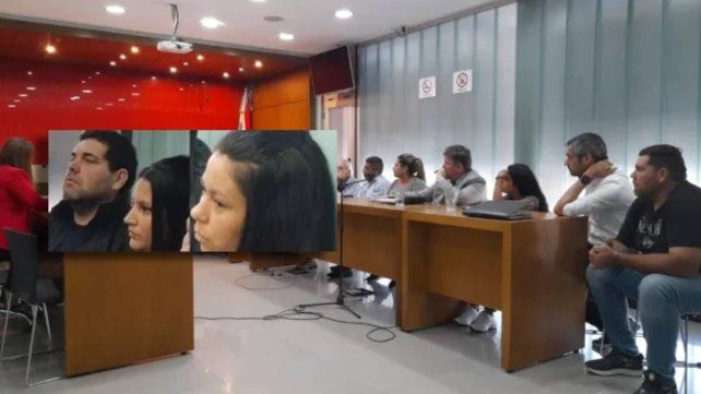 Núñez, González y Giménez en la audiencia de elevación de la causa a juicio en marzo de este año. Núñez, González y Giménez en la audiencia de elevación de la causa a juicio en marzo de este año.