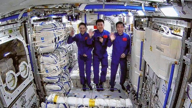 El astronauta Chen Dong fue enviado al módulo Tianhe de la estación espacial a bordo de la nave Shenzhou-14, el 5 de junio último para una estadía de seis meses