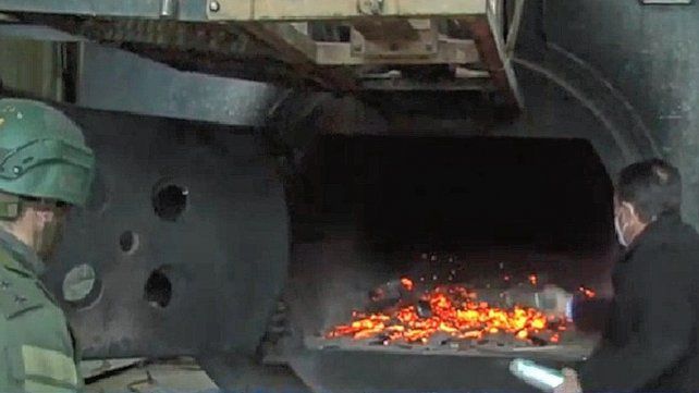 En Concordia quemaron drogas.