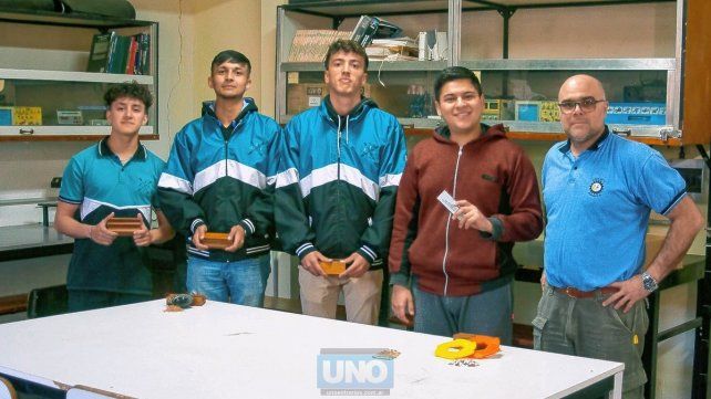 Al proyecto ganador de la EET N° 1 lo hicieron alumnos de 7° de Electrónica, con el asesoramiento del profesor José Bonello.