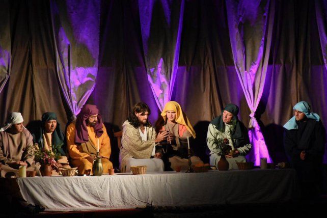 Organizan el 30° Gran Vía Crucis Viviente en el Kilómetro 5 y 1/2