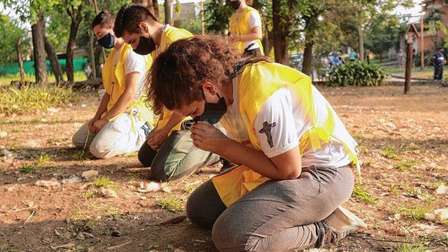Servidores. Son quienes acompañan a los peregrinos durante las 26 horas de caminata.