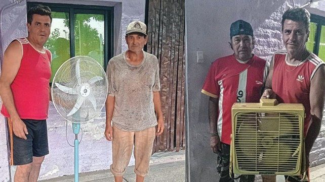 Mariano Salzman recolecta ventiladores en desuso para repararlos y donarlos en medio de esta ola de calor Mariano Salzman recolecta ventiladores en desuso para repararlos y donarlos en medio de esta ola de calor