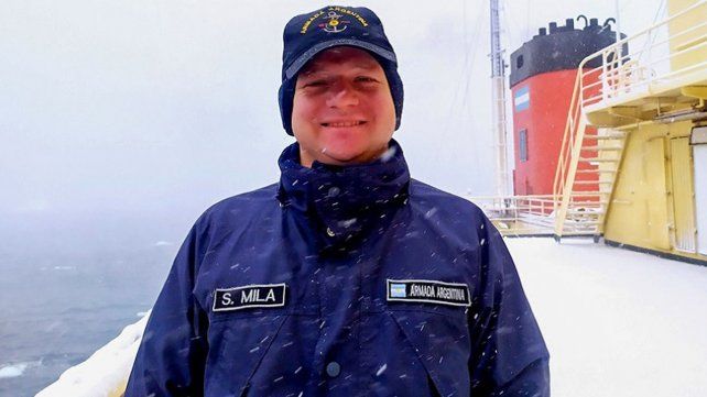 Santiago Mila se encuentra en la Antártida.