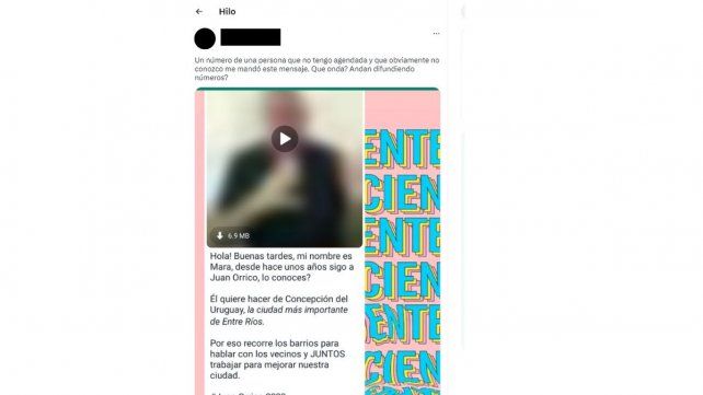 Envían mensajes de Whatsapp en nombre de precandidato