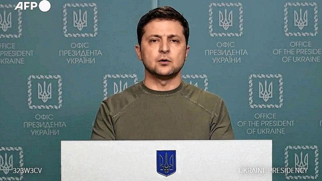 Vlodimir Zelenski, presidente de Ucrania.