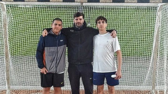 Los entrerrianos participaron de los entrenamientos en San Fernando.
