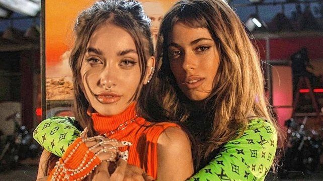 Tini y María Becerra y su tema "Miénteme", en el ranking de Spotify