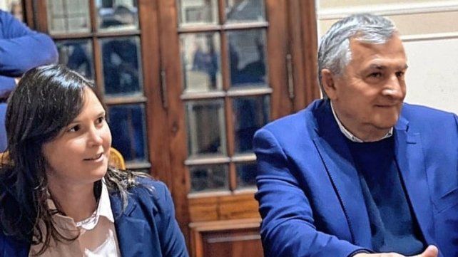 Lucía Varisco fue recibida junto a otros dirigentes entrerrianos, por el presidente del Comité Nacional de la UCR, Gerardo Morales.