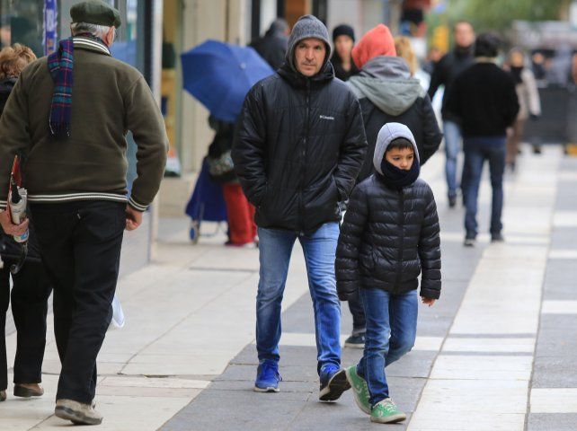 Crudo.El mes de julio se despedirá con bajas temperaturas.