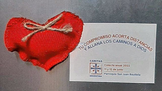 Sobres. Serán distribuidos en capillas y parroquias para quienes deseen depositar en efectivo.